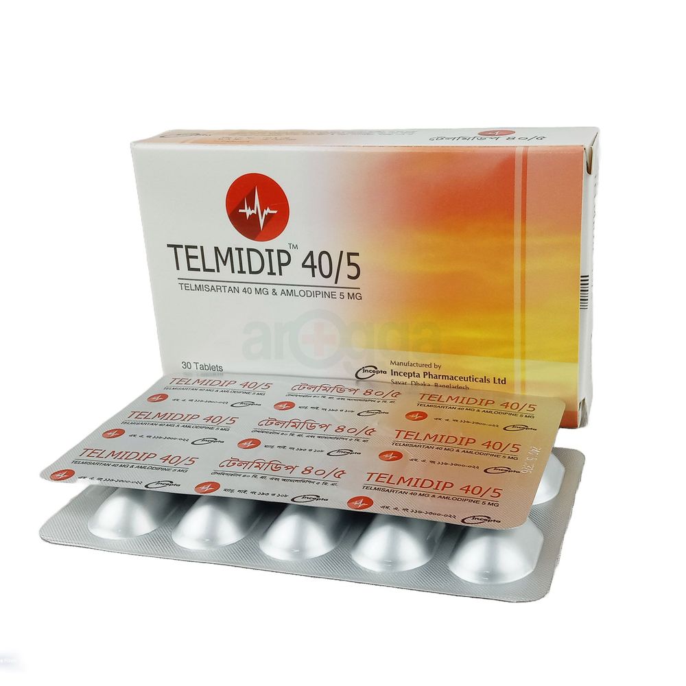 Telmidip 40/5 - Tablet - (5mg+40mg)